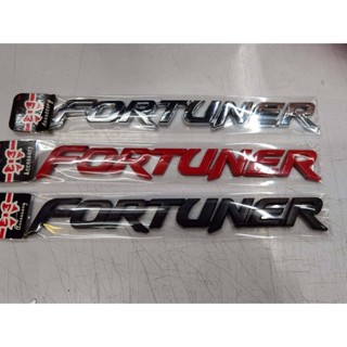 ป้ายโลโก้ FORTUNER ติดท้ายรถTOYOTA FORTUNER ปี2005-2014 มี 3 สี*ราคาต่อ1ชิ้น**มาร้านนี่จบในที่เดียว**