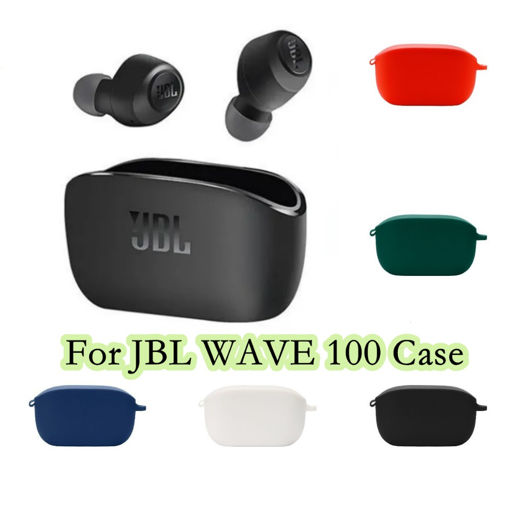 คุณภาพสูง-เคสหูฟัง-แบบนิ่ม-สีพื้น-สําหรับ-jbl-wave-100-jbl-wave-100-tws