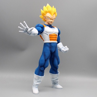 โมเดลฟิกเกอร์เรซิ่น รูปปั้นอนิเมะ Dragon Ball Vegeta Super Saiyan Vegeta ขนาด 33 ซม. เหมาะกับของขวัญ สําหรับตกแต่งโต๊ะ