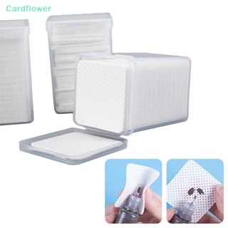 &lt;Cardflower&gt; แผ่นกระดาษเช็ดทําความสะอาดเล็บเจล ยูวีเจล