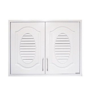 Big-hot-CLOSE ตู้แขวนคู่  ABS CLEO 86x66x34 ซม. สีขาวคลาสสิค สินค้าขายดี