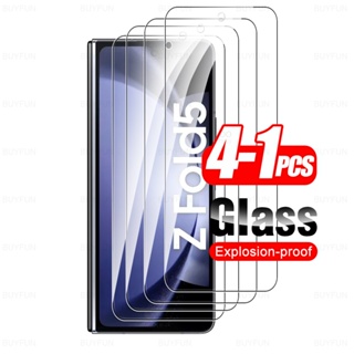 ฟิล์มกระจกนิรภัยกันรอยหน้าจอ สําหรับ Samsung Galaxy Z Fold5 5G Samsang Galaxi ZFold5 Fold 5 ZFold 5 2023 1-4 ชิ้น