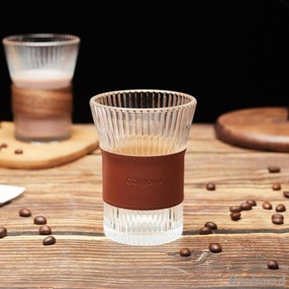[Biubond] แก้วกาแฟใส ปากกว้าง แนวตั้ง สําหรับใส่เครื่องดื่ม สมูทตี้ ใช้ในออฟฟิศ