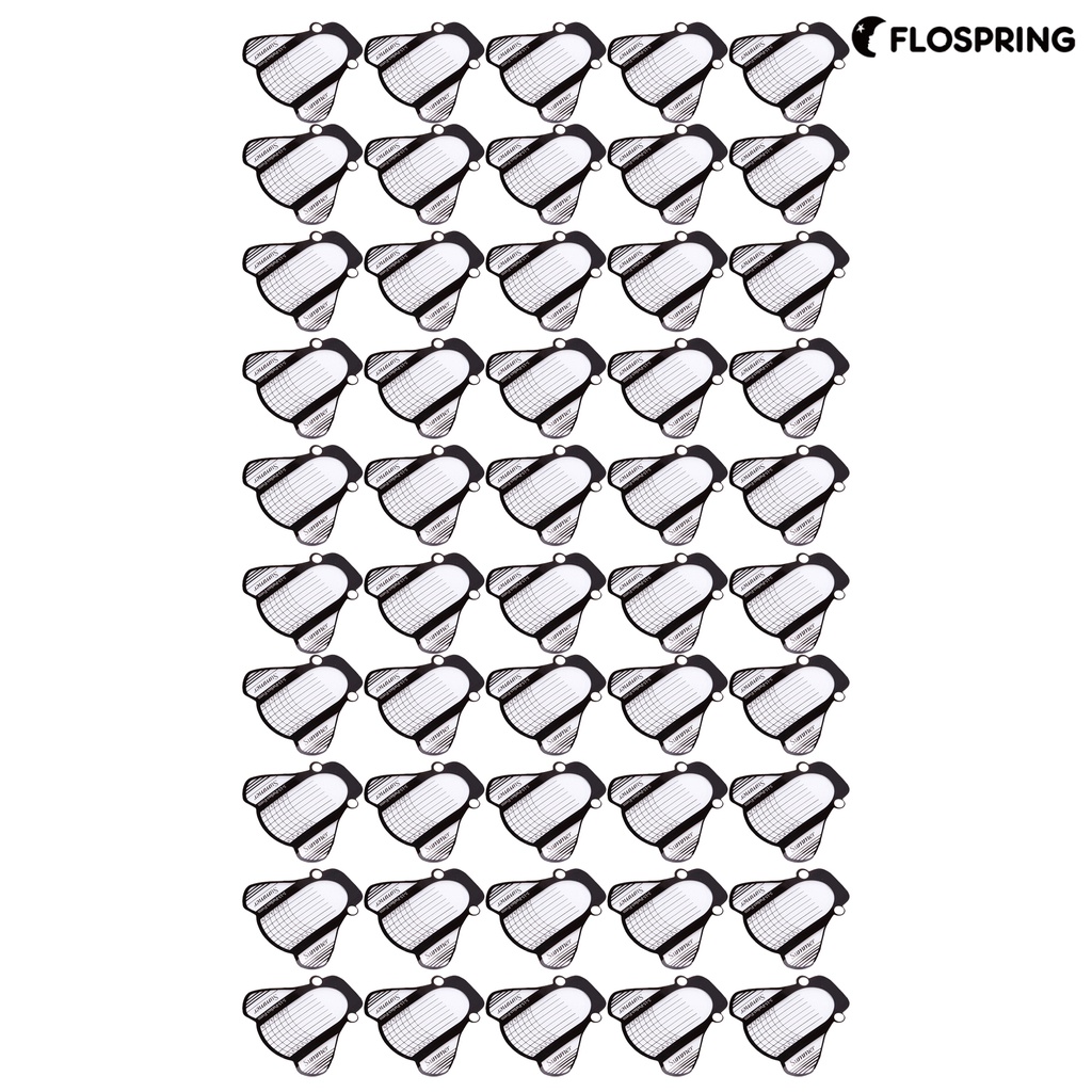 flospring-50-ชิ้น-สติกเกอร์ติดเล็บ-ใส-ทนต่อการสึกหรอ-พลาสติก-diy-เล็บ-เคล็ดลับ-รูปแบบการต่อเล็บ-สติกเกอร์-อุปกรณ์ทําเล็บ