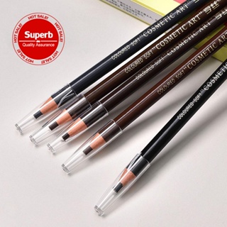 ดินสอเขียนคิ้ว ไมโครเบลด กันน้ํา เครื่องสําอางแต่งหน้า ประเภทเครื่องสําอาง สเตอริโอ ความงาม S9A2