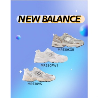 สินค้าลิขสิทธิ์แท้ NEW BALANCE รองเท้า New balance530 Mr530kob/Mr530fw1/Mr530vs &lt;Light elephant/White/Sliver&gt; NB530