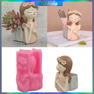 แม่พิมพ์ซิลิโคน รูปแจกันดอกไม้ สําหรับทําเทียน คอนกรีต Diy