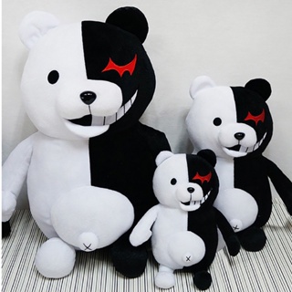 1 ชิ้น Super Danganronpa Monokuma สีดํา สีขาว หมี ของเล่น Dangan Ronpa ตุ๊กตาสัตว์ ของขวัญวันเกิด สําหรับเด็ก เครื่องแต่งกาย