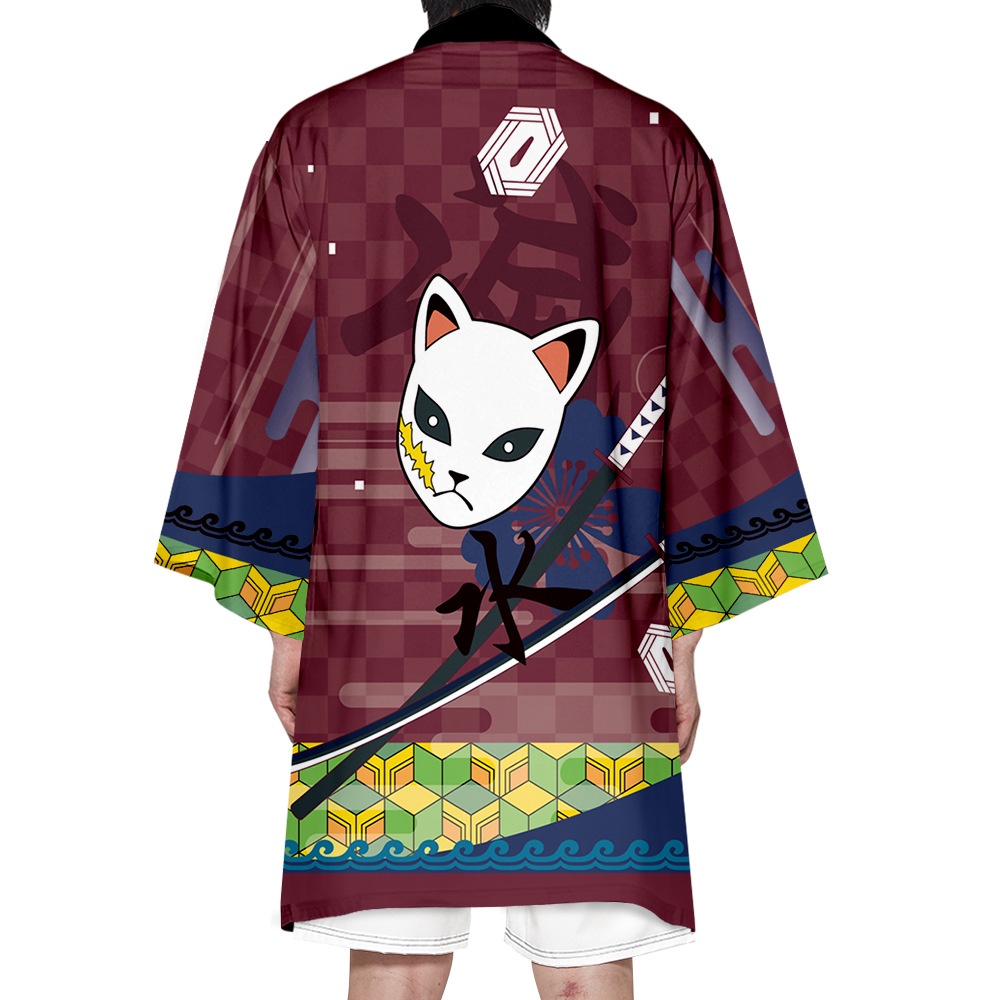 เสื้อคลุมคอสเพลย์-ชุดกิโมโน-ดาบพิฆาตอสูร-วันฮาโลวีน-ฮาโอริ-แบบยาว-สําหรับผู้ใหญ่