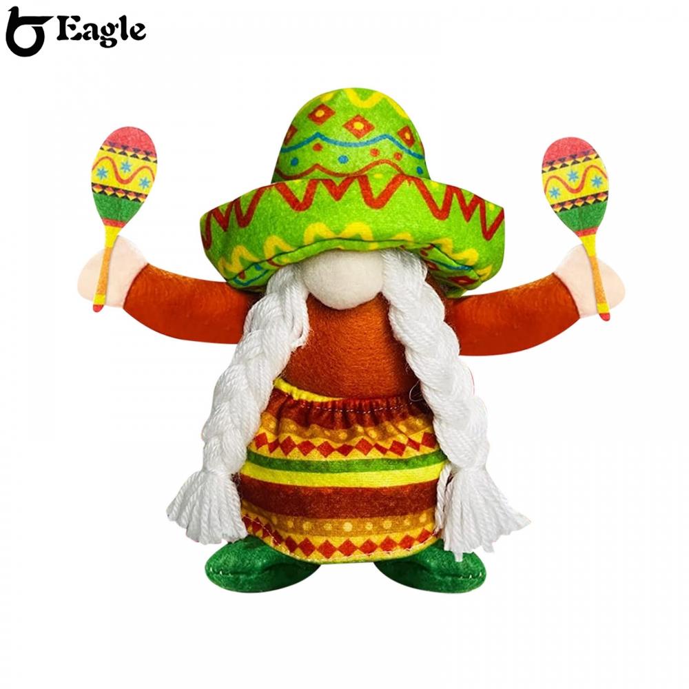 จัดส่ง-24-ชั่วโมง-ตุ๊กตาโนม-cinco-de-mayo-gnomes-fiesta-ขนาด-6-7x3-14-นิ้ว-สําหรับเม็กซิกัน-taco-tuesday