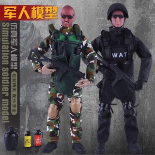 โมเดลตุ๊กตาทหารตํารวจ 1/6 SWAT ถอดออกได้ สร้างสรรค์ ของขวัญ HL9Q