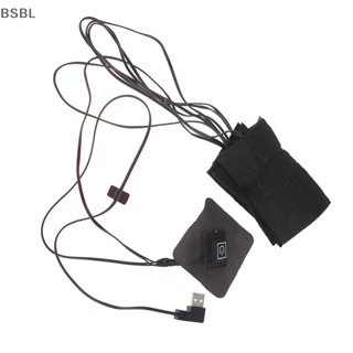 Bsbl ชุดแผ่นทําความร้อนไฟฟ้า USB 5 แผ่น สําหรับทําเสื้อกั๊ก DIY