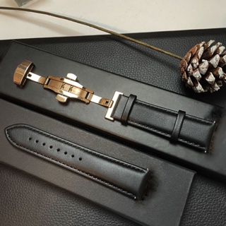 สายนาฬิกาข้อมือหนัง พร้อมหัวเข็มขัดผีเสื้อ แบบเปลี่ยน สําหรับ Huawei watch GT3 GT 3 GT2 2 42 มม. 46 มม.