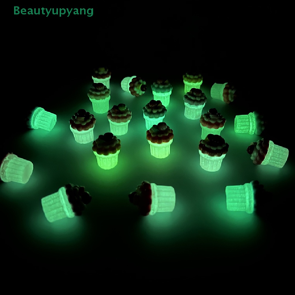 beautyupyang-โมเดลเรซิ่น-รูปถ้วยเค้ก-เรืองแสง-ของเล่นสําหรับเด็ก-2-ชิ้น