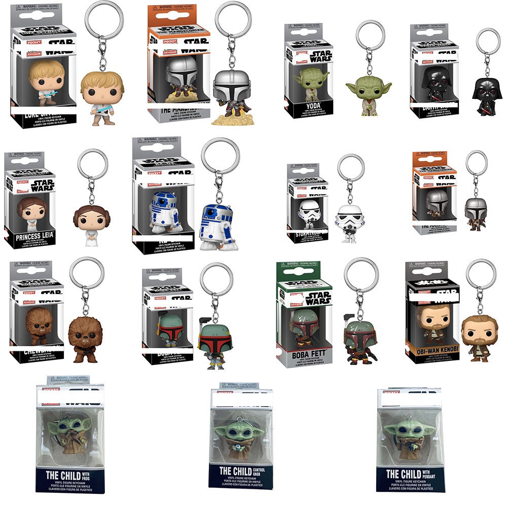 โมเดลฟิกเกอร์-funko-pop-star-wars-baby-yoda-mandalorian-darth-vader-the-child-ของเล่นสําหรับเด็ก