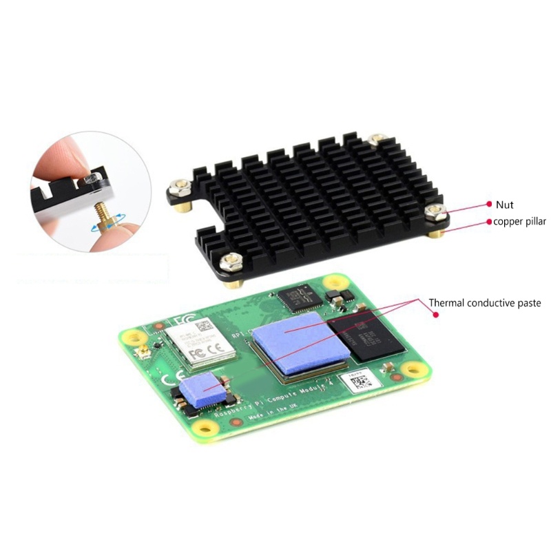 พัดลมระบายความร้อนฮีทซิงค์-อลูมิเนียม-สําหรับ-raspberrypi-cm4-compute-module-4