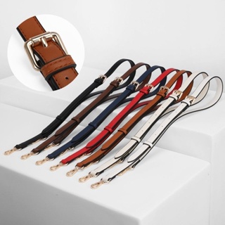 สายสะพายกระเป๋าหนังแท้ หนัง PU ปรับได้ ปรับระดับได้ Leather Shoulder Sling Strap Replacement