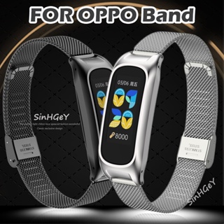 สายรัดข้อมือ โลหะ สเตนเลส แบบเปลี่ยน สําหรับ OPPO Band