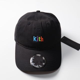 VVSZ kith joint color letter logo embroidery adjustable mens and womens fashion brand sports leisure curved eaves baseball hat