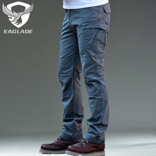 Eaglade กางเกงคาร์โก้ยุทธวิธี ผู้สูงอายุ ZG-LD02 กันน้ํา หลายกระเป๋า ทนทาน