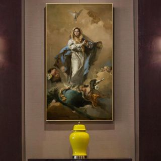 ภาพจิตรกรรมบนผ้าใบ ลาย The Immaculate Conception World Famous Artwork By Tiepolo สําหรับตกแต่งบ้าน