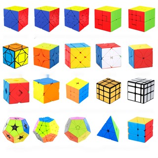 Moyu Meilong Speed Cube 2x2 3x3 Cube Fisher Cube Pyraminx Megaminx Skewb Mirror Cube Magic Puzzle Cube สําหรับของเล่นของขวัญ