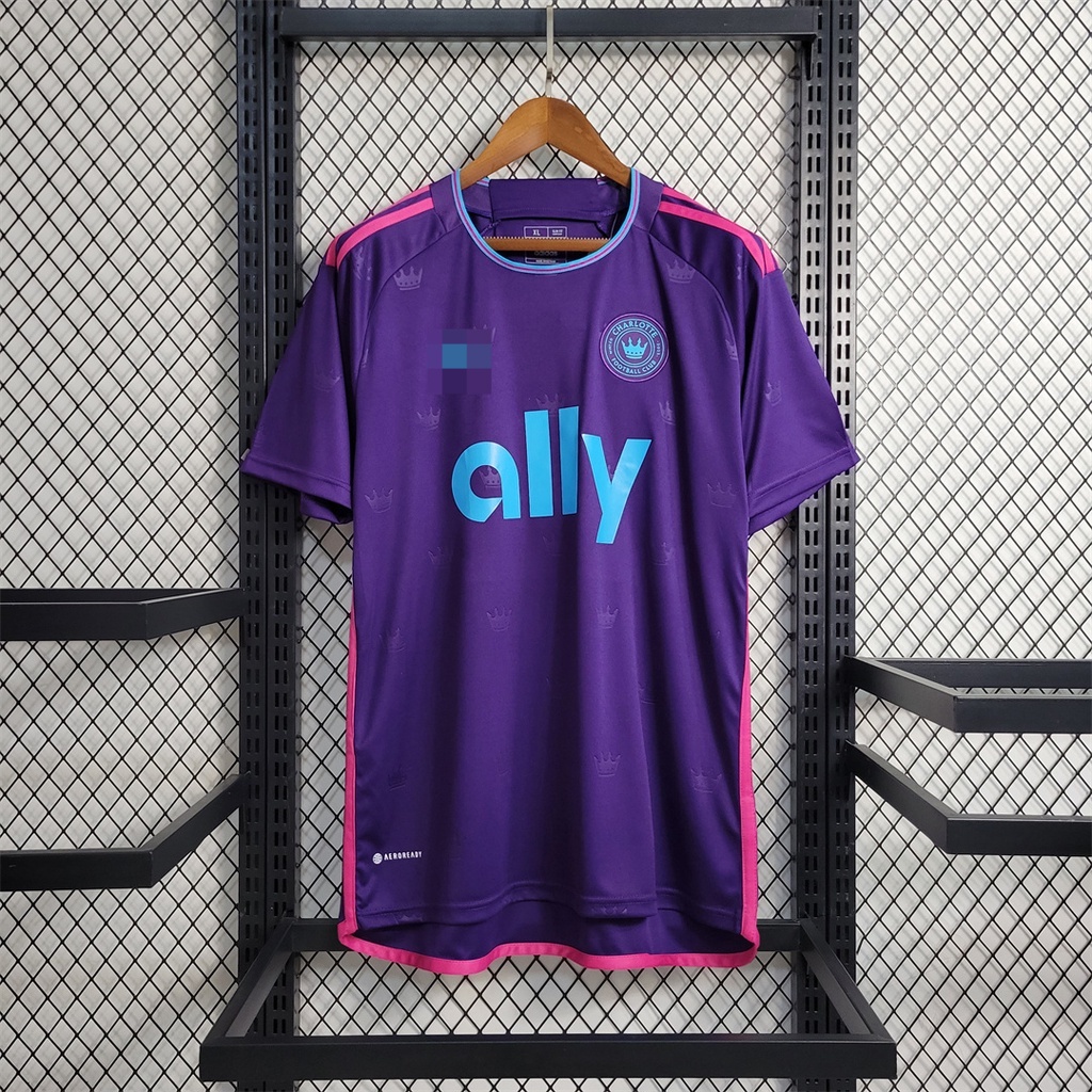 เสื้อกีฬาแขนสั้น ลายทีมชาติฟุตบอล Charlotte FC jersey 2023 2024 23 24 ...