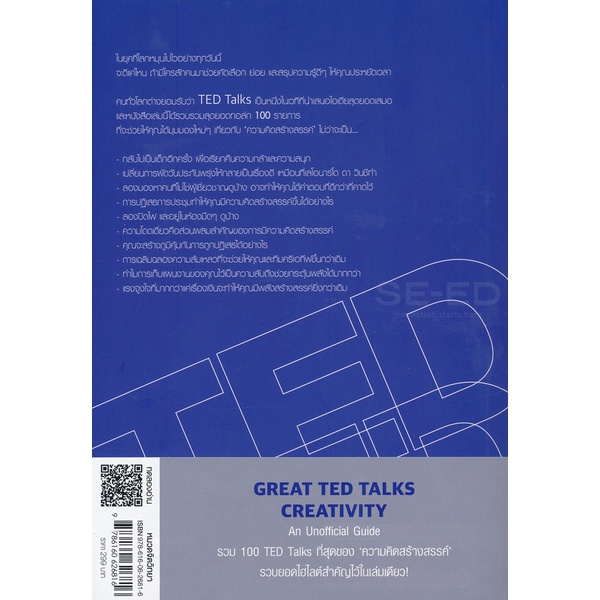 bundanjai-หนังสือพัฒนาตนเอง-great-ted-talks-creativity