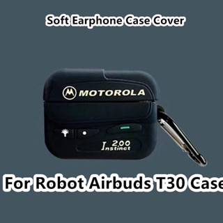 【คุณภาพสูง】เคสหูฟัง แบบนิ่ม ลายการ์ตูนเป็ด สําหรับ Robot Airbuds T30 Airbuds T30