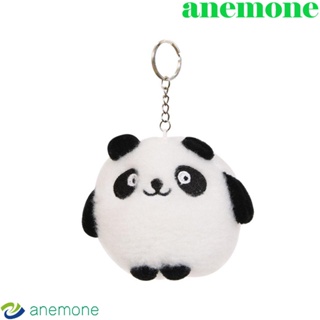 Anemone พวงกุญแจ จี้ตุ๊กตาแพนด้า การ์ตูนสัตว์ สไตล์จีน สําหรับตกแต่งรถยนต์