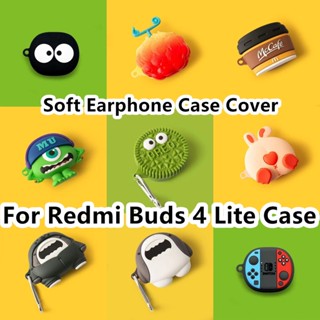 【จัดส่งรวดเร็ว】เคสหูฟัง แบบนิ่ม ลายการ์ตูน สําหรับ Redmi Buds 4 Lite Redmi Buds 4 Lite