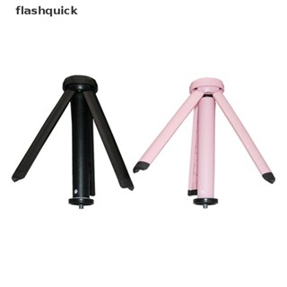 Flashquick 2-in1 ขาตั้งกล้องสามขา แบบพกพา พับได้ สําหรับกล้องเว็บแคม โทรศัพท์มือถือ กล้องแอคชั่น ขนาดเล็ก