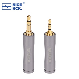 NiceHCK Gold-plated Pure Copper 4.4mm Female to 3.5mm 2.5mm HIFI Audio Converter Jack Aluminum Earphone Adapter Plug Accessories