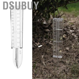 Dsubuy 120ml Rain Gauge Dual Scale Plastic Outdoor Measuring Tool