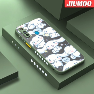 เคสโทรศัพท์มือถือ ซิลิโคนใส ขอบสี่เหลี่ยม กันกระแทก ลาย Sanrio Cinnamoroll น่ารัก สําหรับ Realme C3