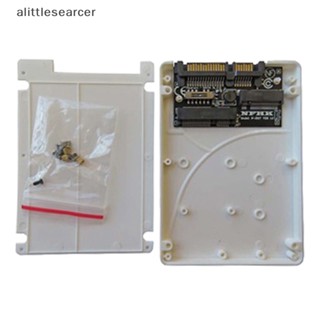 Alittlesearcer อะแดปเตอร์ SATA 6.0Gbps เป็น SATA M.2 NGFF SSD mSATA SSD 2.5 นิ้ว พร้อมเคส EN