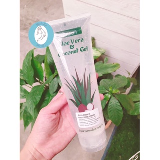 ❤️❤️ บ้านนา เจลว่านหางผสมมะพร้าวทาผิว BANNA Aloe Vera &amp; Coconut gel 250g.