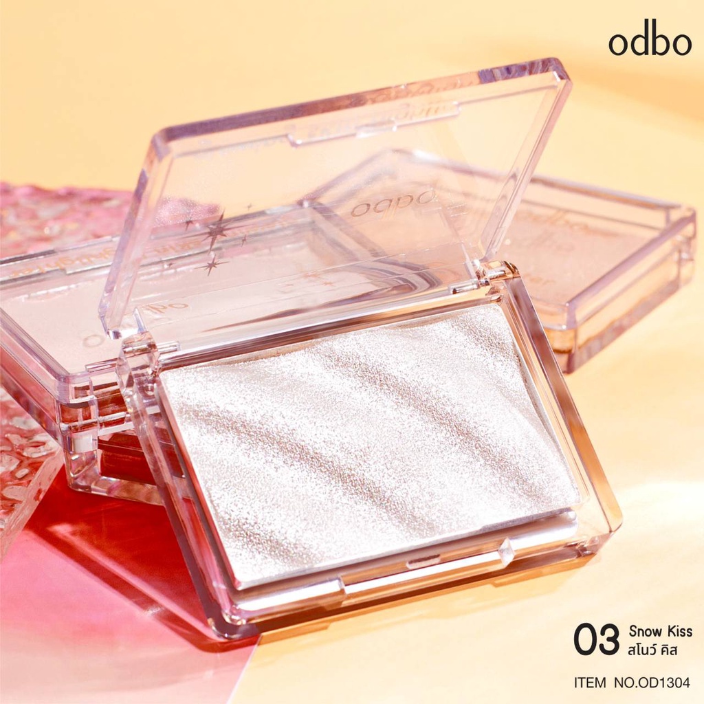 odbo-glowing-skin-highlighter-od1304-โอดีบีโอ-โกลววิ่ง-สกิน-ไฮไลท์เตอร์-x-1-ชิ้น-beautybakery