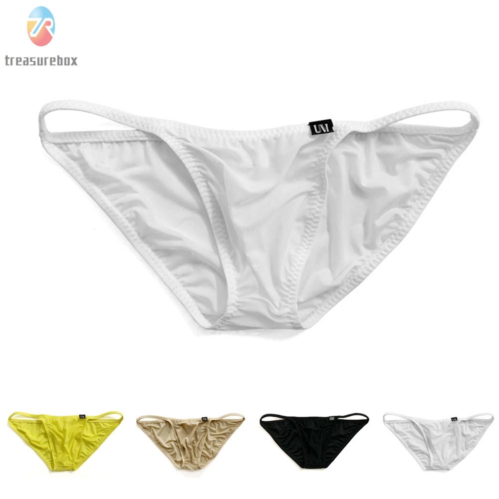 【TRSBX】Briefs Thong Translucent Ultra-thin Bikini Gay Underwear Low ...