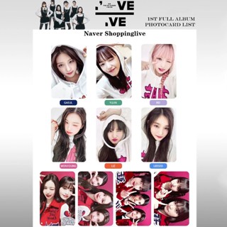 โปสการ์ด อัลบั้ม IVE IVE Lomo Cards Kpop สําหรับสะสม 10 ชิ้น ต่อชุด