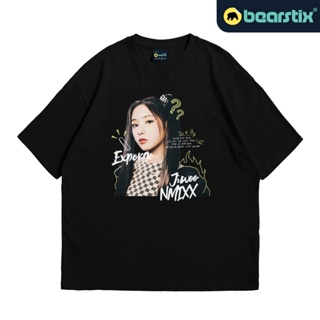 【2022tshirts】Bearstix - Tshirt Oversize Jiwoo - Kaos NMIXX - Baju Expergo - Tshirt Kpop Streetwear