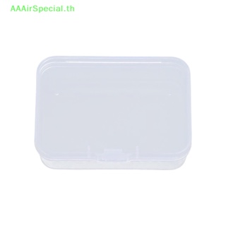 Aaairspecial กล่องพลาสติกใส สําหรับเก็บเครื่องประดับ ต่างหู ลูกปัด 2 ชิ้น