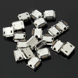 ซ็อกเก็ตเชื่อมต่อ Micro USB Type B Female 5 Pin SMT 20 ชิ้น ☆Dysunbey