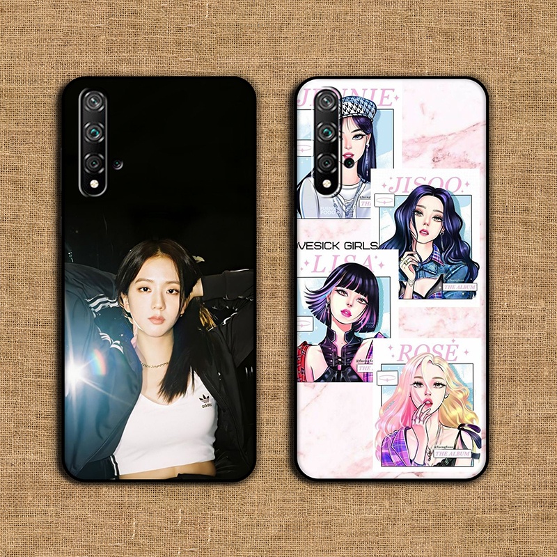 เคสซิลิโคนนิ่ม-ลาย-blackpink-สําหรับ-huawei-nova-5t-20-20s-jisoo