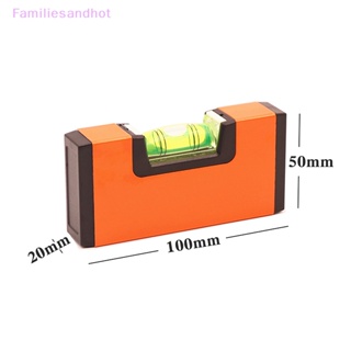 Familiesandhot&gt; เครื่องวัดระดับอลูมิเนียมอัลลอยด์ แบบพกพา ขนาดเล็ก 10 ซม.