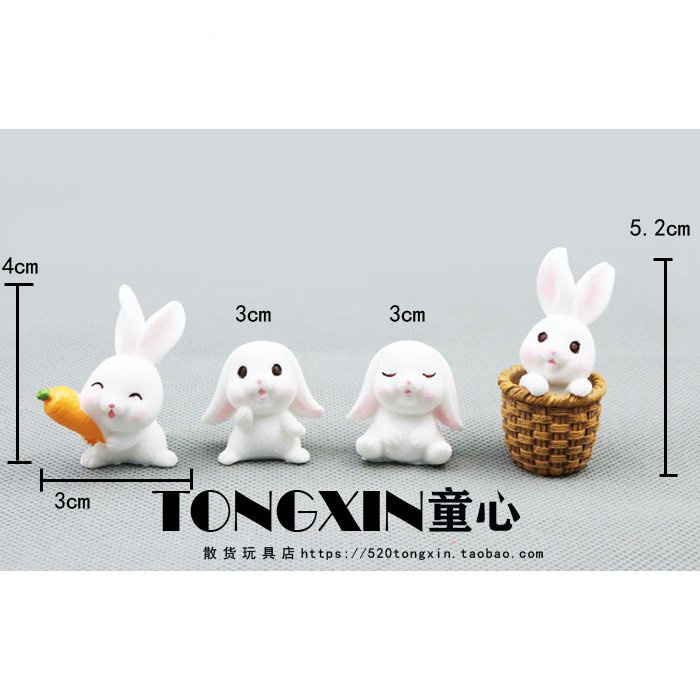 โมเดลตุ๊กตากระต่าย-กินหัวไชเท้า-กระต่ายน้อยน่ารัก-สีขาว-ของเล่นสําหรับเด็ก-6szc