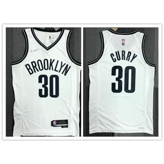 ตาข่าย nba Brooklyn No. 2022 อเนกประสงค์ เสื้อกีฬาบาสเก็ตบอล Curry white 30 ชิ้น 774283