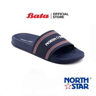 Bata บาจา North Star รองเท้าแตะแบบสวม น้ำหนักเบา สวมใส่ง่าย สำหรับผู้ชาย รุ่น NASH สีดำ 8616608 สีขาว 8611608 สีกรมท่า 8619608