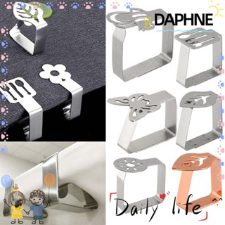 Daphne คลิปหนีบผ้าปูโต๊ะ กันลม ทนทาน สําหรับตกแต่งโต๊ะ