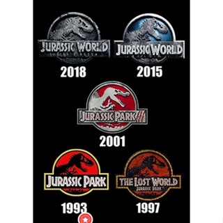 DVD Jurassic Park 1-2-3 and Jurassic World 1-2 รวม 5 แผ่น - มาสเตอร์ (เสียง ไทย/อังกฤษ ซับ ไทย/อังกฤษ) หนัง ดีวีดี